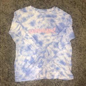 Tie die “oooops!” long sleeve